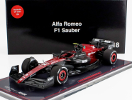 Nzg Alfa romeo F1  C43 Team Stake N 24 Australian Gp 2023 Zhou Guanyu - Con Vetrina - With Showcase 1:18 Černá Červená