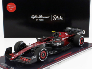 Nzg Alfa romeo F1  C43 Team Stake N 24 Dutch Netherlands Gp 2023 Zhou Guanyu - Con Vetrina - With Showcase 1:18 Černá Červená