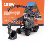 Nzg Kaelble 155w Atlas Escavatore Gommato - Excavator 1:50 Šedo Oranžová