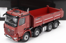 Nzg Mercedes benz Arocs 4151 8x4 Meiller Kipper Cassone Ribaltabile 4-assi 2019 1:50 Red Met