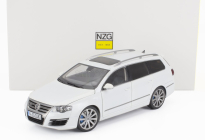 Nzg Volkswagen Passat Variant R36 V6 Sw Station Wagon 2010 1:18 Bianc0 Caramella - Bílá