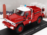 Odeon Acmat Tpk 4-35-c Tanker Truck Ccfm Securite Civile 1985 1:43 Červená Bílá