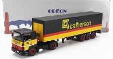Odeon Renault R310 Truck Telonato Calberson 1986 1:43 Žlutá Černá Červená