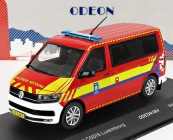 Odeon Volkswagen T6 Minibus Sapeurs Pompiers Cgdis Luxembourg 2015 1:43 Červená Žlutá Bílá