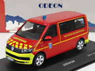 Odeon Volkswagen T6 Minibus Sapeurs Pompiers Sdis 2a Secours En Montagne 2015 1:43 Červená Žlutá