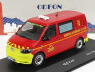 Odeon Volkswagen T6 Minibus Sapeurs Pompiers Sdis 83 2015 1:43 Červená Žlutá