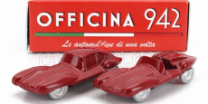 Officina-942 Alfa romeo Set 2x 1900 C52 Disco Volante Coupe + Spider 1952 1:76 Red