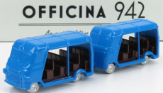 Officina-942 Fiat 1100 Elr Autotreno Visitatori Fiera Del Levante Carrozzeria Romanazzi 1953 1:76 Blue