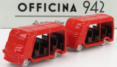 Officina-942 Fiat 1100 Elr Autotreno Visitatori Fiera Del Levante Carrozzeria Romanazzi 1953 1:76 Red