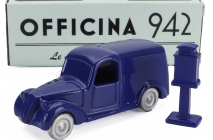 Officina-942 Fiat 508 C/1100 Van Furgone Viberti Posta Aerea 1938 1:76 Blue