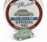 Officina-942 Fiat Nuova 500 1957 1:160 Zelená