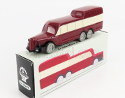 Officina-942 Om fiat Titano Autobus Gran Turismo Panoramico Carrozzeria Varesina 1938 1:76 Červený Krém