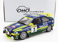 Otto-mobile Ford england Escort Rs Cosworth Team Alliance Yacco (night Version) N 3 Winner Rally Montecarlo 1996 P.bernardini - B.occelli 1:18 Modrá Žlutá