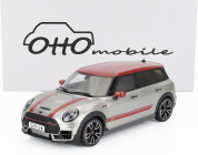Otto-mobile Mini Clubman (f54) Jcw John Cooper Works Sw Station Wagon 2021 1:18 Silver Red
