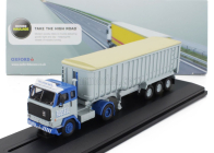 Oxford-models Volvo F88 Truck Russell Transports 1969 1:76 Šedomodrá