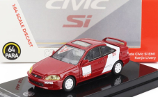 Paragon-models Honda Civic Si Coupe Em1 1999 1:64 Červená Bílá