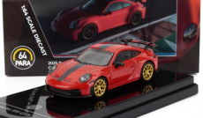 Paragon-models Porsche 911 992-2 Gt3 Coupe Lhd 2024 1:64 Strážci Červená