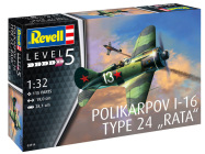 Plastic ModelKit letadlo 03914 - Polikarpov I-16 type 24 Rata (1:32)