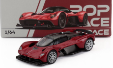 Pop-race-limited Aston martin Valkyrie 2021 1:64 Red