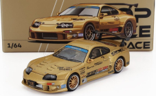 Pop-race-limited Toyota Supra Mkiv (a80) Gt300 Coupe Top Secret 2023 1:64 Gold