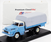 Premium classixxs Csepel D445 Truck Telonato 2-assi 1963 1:43 Světle Modrá Šedá