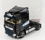 Premium classixxs DAF Xf Space Cab Tractor Truck 2-assi 2018 1:18 Černá Bílá