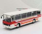 Premium classixxs Ikarus 256 Autobus Veb Kraftverkehr Zittau 1988 1:43 Bílá Červená Oranžová