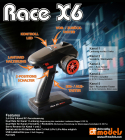RACE X6 - 5ch RC souprava