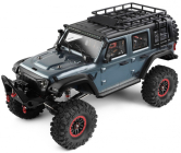 RC auto DF-4S PRO Crawler 313mm 1:10, zelenošedá metalíza