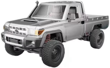 RC auto Land Cruiser Toyota PRO, stříbrná + náhradní baterie