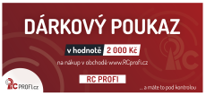 Dárkový poukaz v hodnotě 2 000 Kč - Tištěný