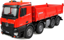 RC sklápěč Mercedes-Benz Arocs 8x4/4, červená