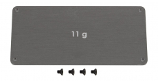 RC10B6.4 FT 11g závaží pod regulaci, hliníkové, 11g, 1 ks.