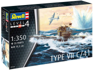 Revell německá ponorka Type VII C/41 (1:350)