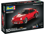 Revell Porsche 911 Turbo (50th Anniversary) (1:24) (Giftset)