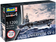 Revell USS Enterprise CV-6 (1:1200) (Starter Kit)