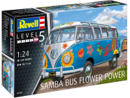 Revell VW T1 Samba Bus Flower Power (1:24)