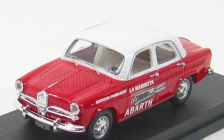 Rio-models Alfa romeo Giulietta Servizio Marmitte Abarth 1957 1:43 Červená Bílá