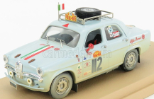 Rio-models Alfa romeo Giulietta Ti N 112 1957 - Rally Raid Pechino - Parigi 2007 R.chiodi - M.degli Espositi 1:43 Světle Modrá