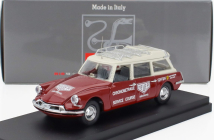 Rio-models Citroen Ds21 Break Sw Station Wagon Ferrari Chronometrage Service Assistance 1970 Niki Lauda - Clay Regazzoni 1:43 Červená Bílá