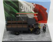 Rio-models Fiat 18bl 200th Anniversary Carabinieri With Figure 1915 1:43 Black