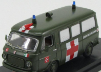 Rio-models Fiat 238 Minibus Ambulanza Militare Sovrano Ordine Di Malta 1970 1:43 Vojenská Zelená