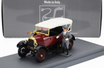 Rio-models Fiat 501 Fiume 1919 With Gabriele D'annunzio Figure 1:43 Červená Černá