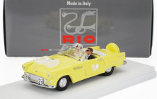 Rio-models Ford usa Ford Thunderbird Cabriolet Open 1956 - Just Married Figures 1:43 Žlutá