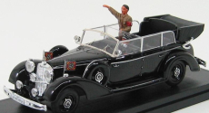 Rio-models Mercedes benz 770k With Hitler Figure 1942 1:43 Black