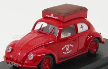 Rio-models Volkswagen Beetle Ambulance - Fire Engine 1953 1:43 Red