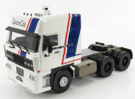 Road-kings DAF 3600 Space Cab Tractor Truck 3-assi 1982 1:18 Bílá Modrá Červená