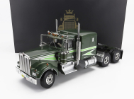 Road-kings Kenworth W900 Tractor Truck 3-assi Moving On 1989 1:18 Zelená