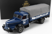 Road-kings Krupp Titan Swl80 Dachser Truck Canvas Top Telonato 2-assi 1950 1:18 Tmavě Modrá Černá
