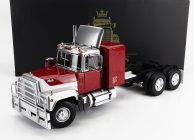 Road-kings Mack Rl700l Tractor Truck 3-assi 1974 1:18 Červená Stříbrná